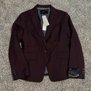 NEW Banana Republic Purple Blazer Tailored Fit Notched Lapels NWT SUIT JACKET 6P